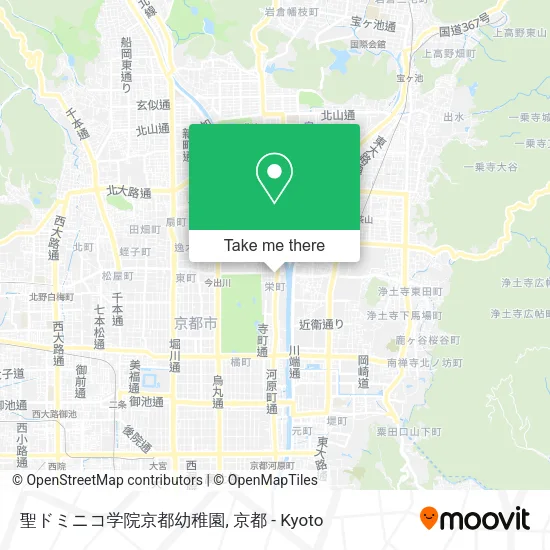 聖ドミニコ学院京都幼稚園 map