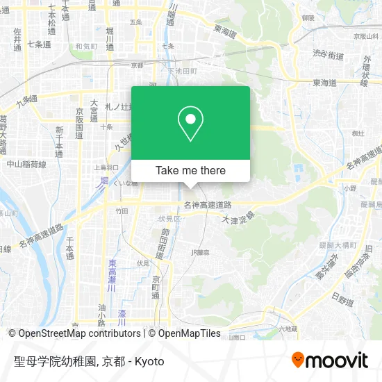 聖母学院幼稚園 map