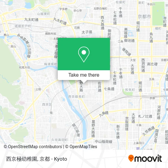 西京極幼稚園 map