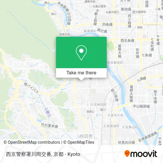 西京警察署川岡交番 map