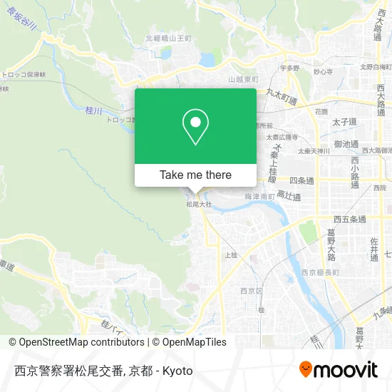西京警察署松尾交番 map