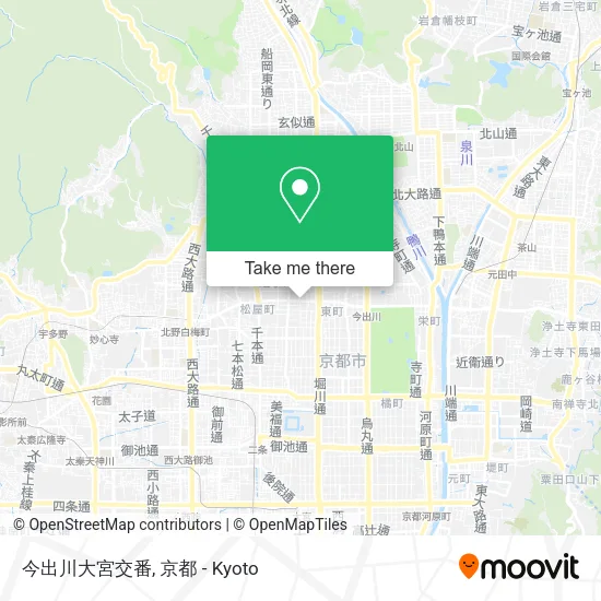 今出川大宮交番 map