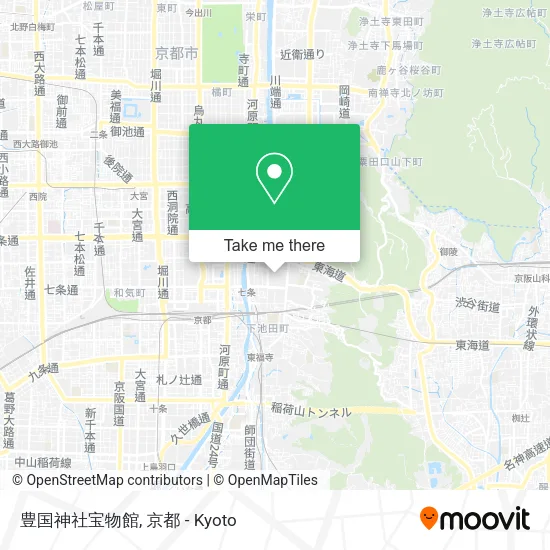 豊国神社宝物館 map