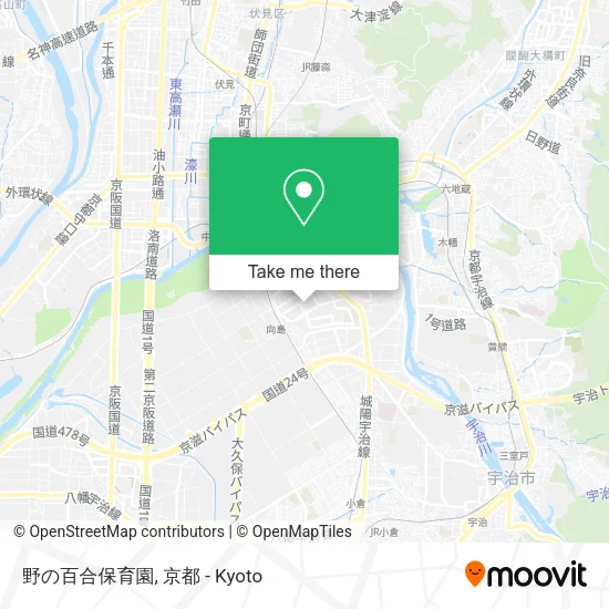 野の百合保育園 map