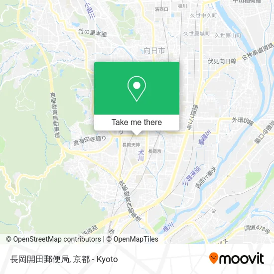 長岡開田郵便局 map