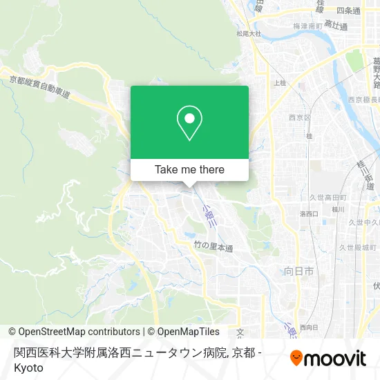関西医科大学附属洛西ニュータウン病院 map