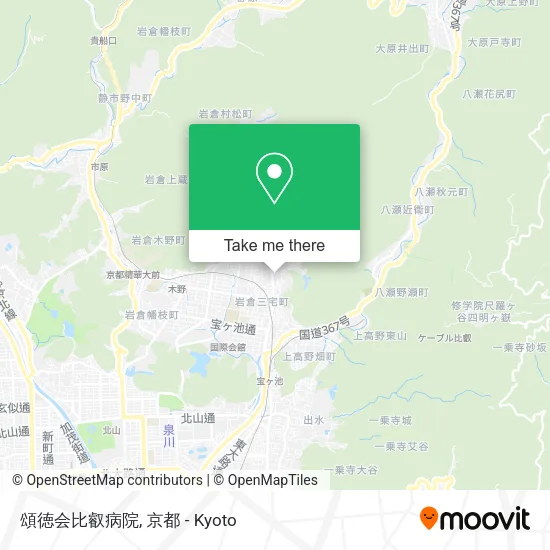 頌徳会比叡病院 map