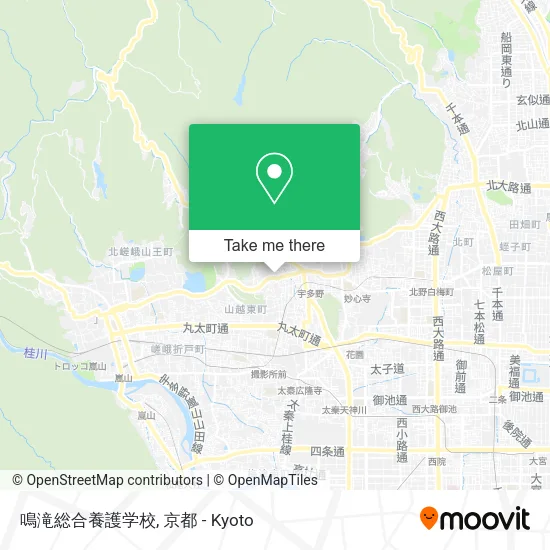 鳴滝総合養護学校 map