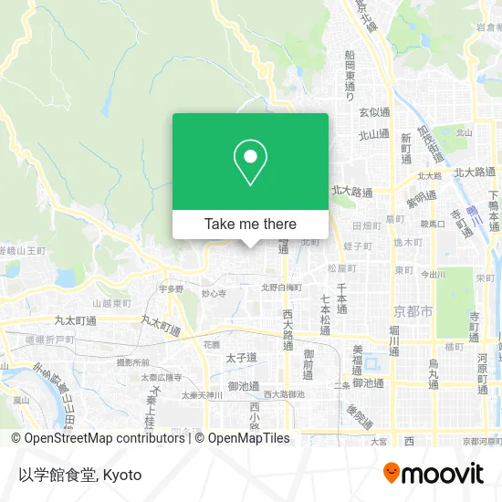 Igakukan Cafeteria map