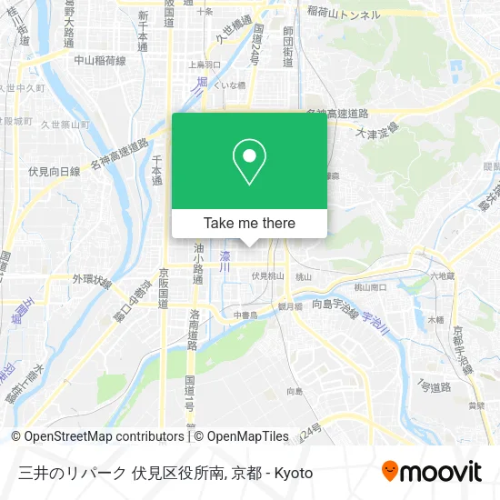 三井のリパーク 伏見区役所南 map
