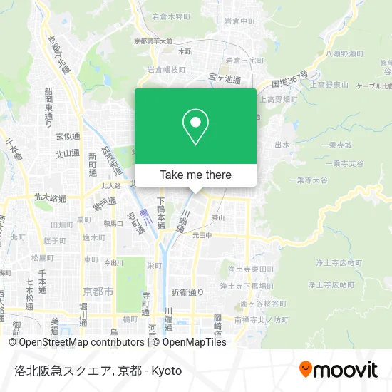 洛北阪急スクエア map