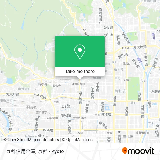 京都信用金庫 map