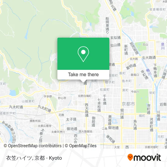 衣笠ハイツ map