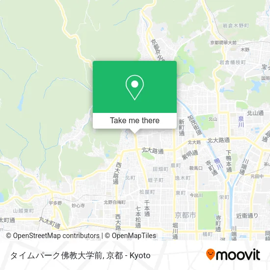 タイムパーク佛教大学前 map