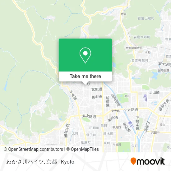 わかさ川ハイツ map