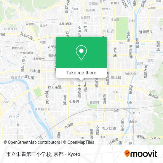 市立朱雀第三小学校 map