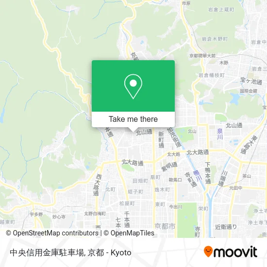 中央信用金庫駐車場 map