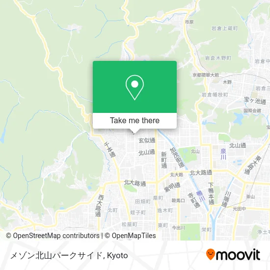 Maison Kitayama Parkside map