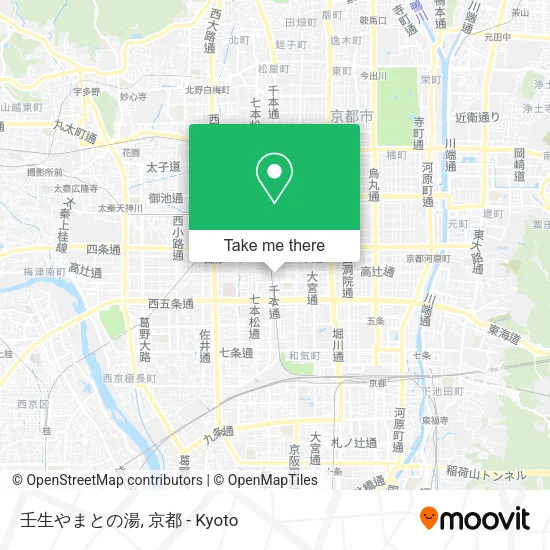 壬生やまとの湯 map