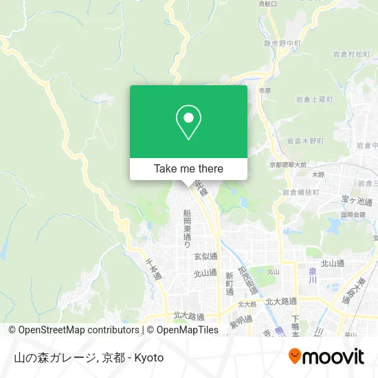 山の森ガレージ map