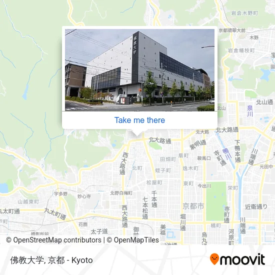 Bukkyo University map