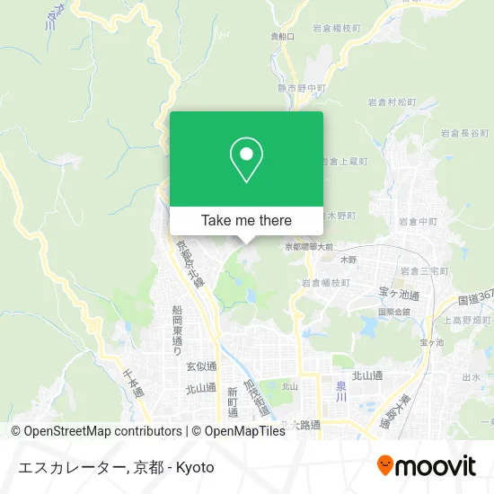 エスカレーター map