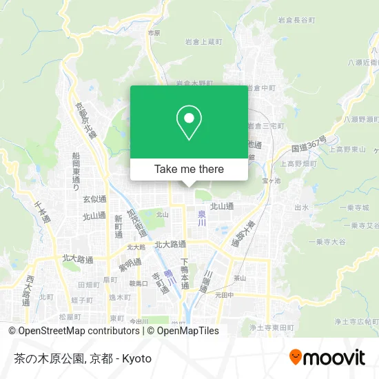 茶の木原公園 map