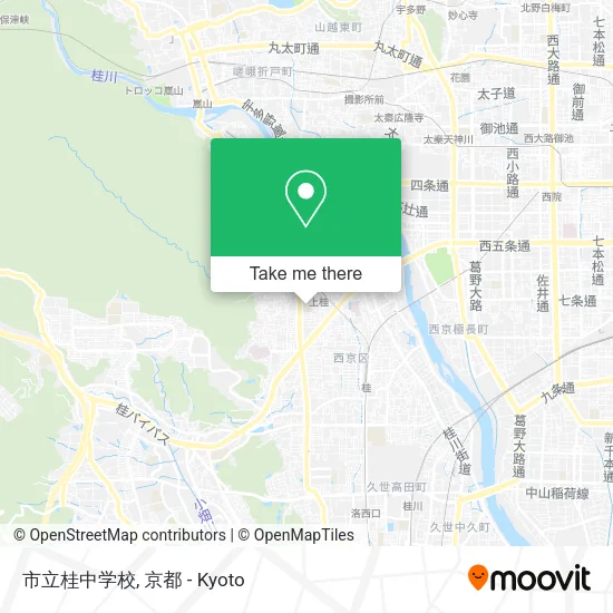 市立桂中学校 map
