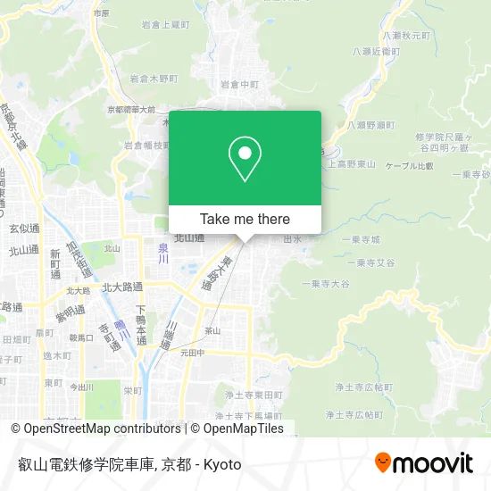 叡山電鉄修学院車庫 map