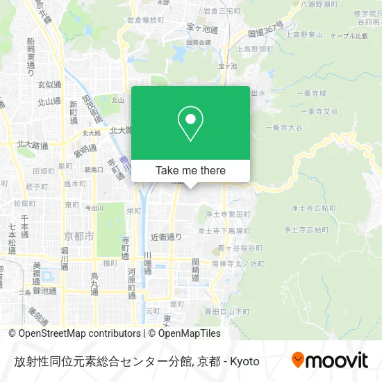 放射性同位元素総合センター分館 map