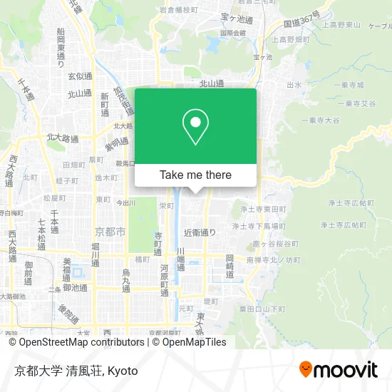 Kyoto University Seifuso map