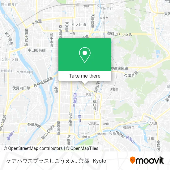 ケアハウスプラスしこうえん map