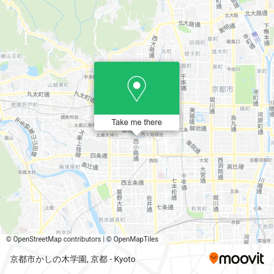 京都市かしの木学園 map