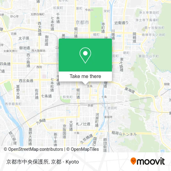 京都市中央保護所 map