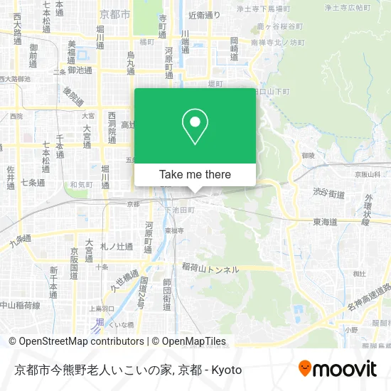 京都市今熊野老人いこいの家 map