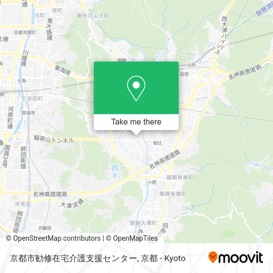 京都市勧修在宅介護支援センター map