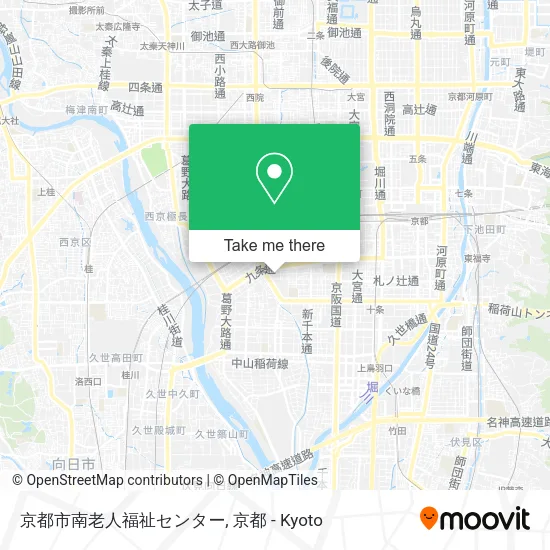 Kyoto City South Senior Welfare Center map