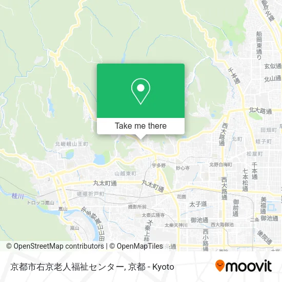 Kyoto Right Bank Senior Welfare Center map