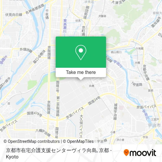 京都市在宅介護支援センターヴィラ向島 map