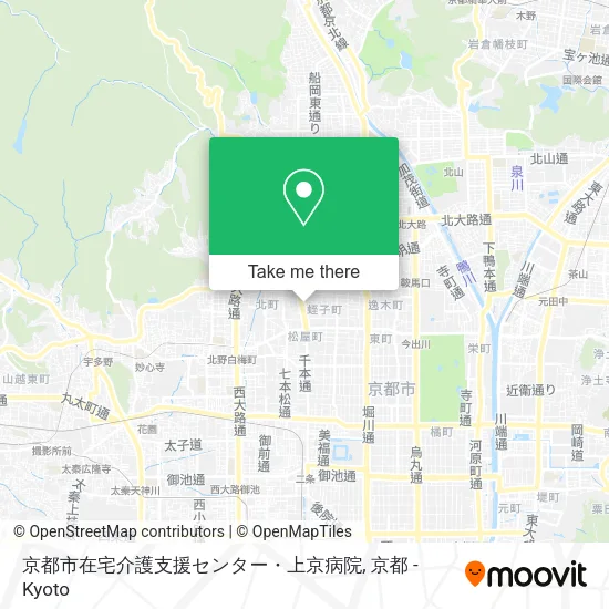 京都市在宅介護支援センター・上京病院 map