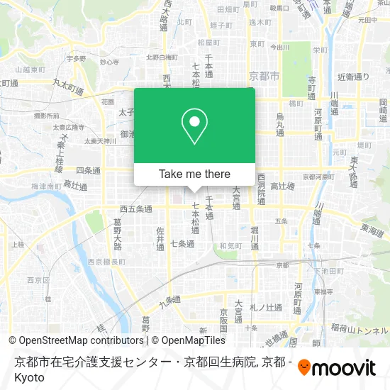 京都市在宅介護支援センター・京都回生病院 map