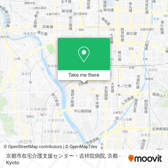 京都市在宅介護支援センター・吉祥院病院 map