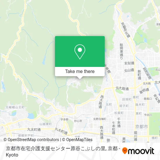 京都市在宅介護支援センター原谷こぶしの里 map