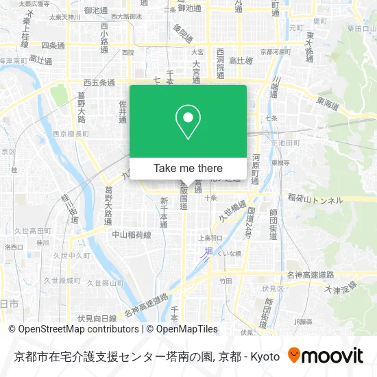 京都市在宅介護支援センター塔南の園 map