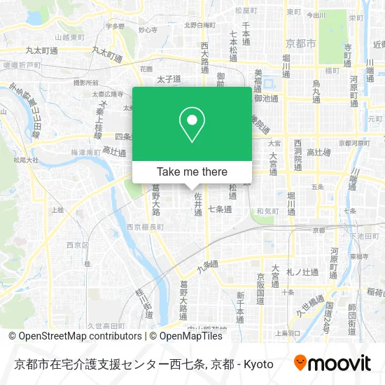 京都市在宅介護支援センター西七条 map