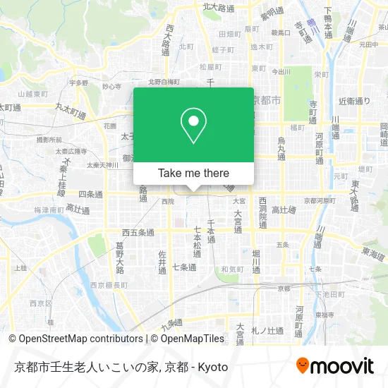 京都市壬生老人いこいの家 map