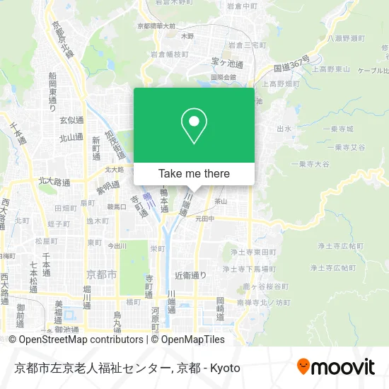 京都市左京老人福祉センター map