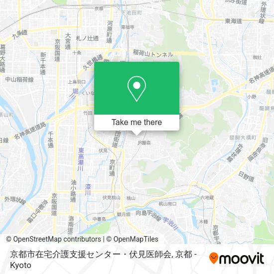 京都市在宅介護支援センター・伏見医師会 map