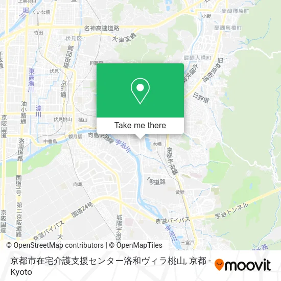 京都市在宅介護支援センター洛和ヴィラ桃山 map
