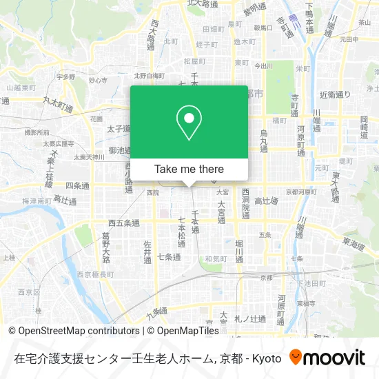 在宅介護支援センター壬生老人ホーム map